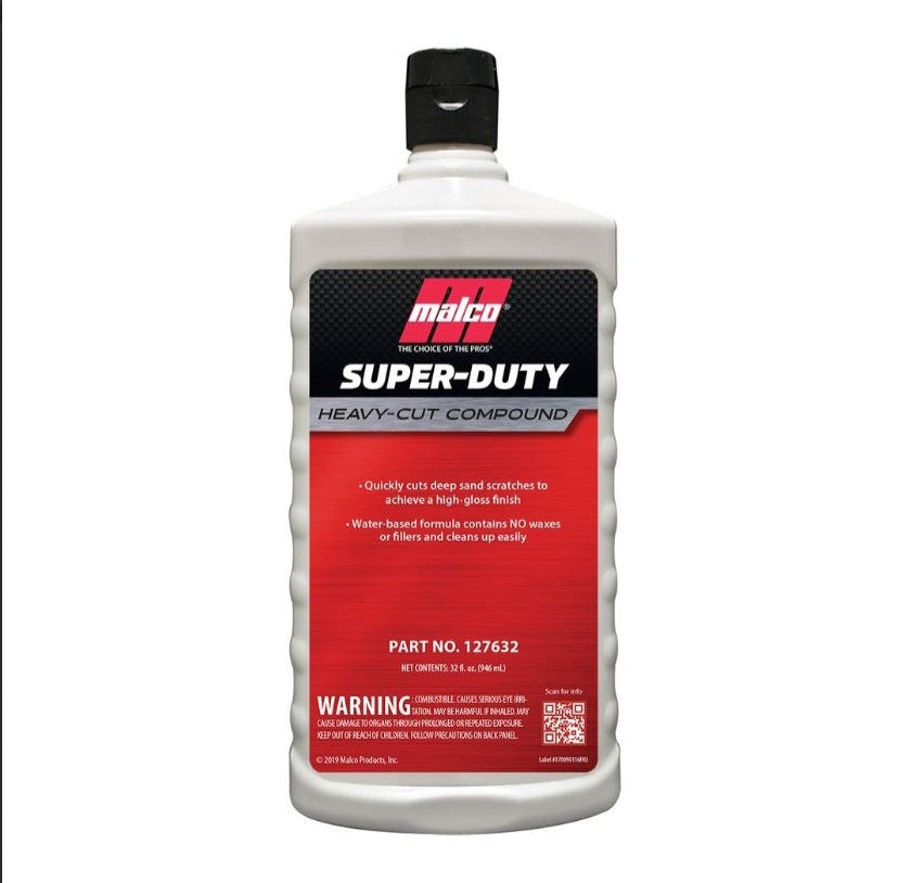 Malco Super-Duty Heavy Cut Compound - Autowaxservice