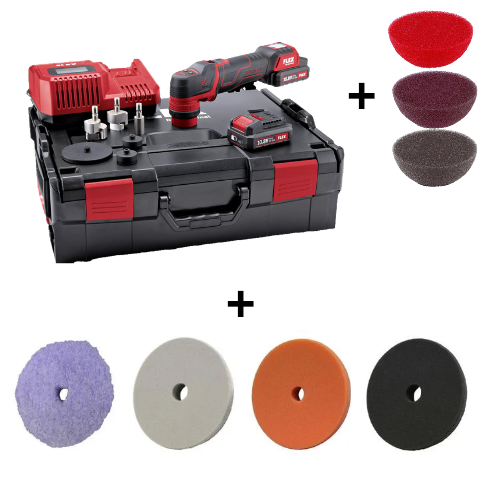 FLEX PXE 80 - 10.8EC Set Inclusief Pads