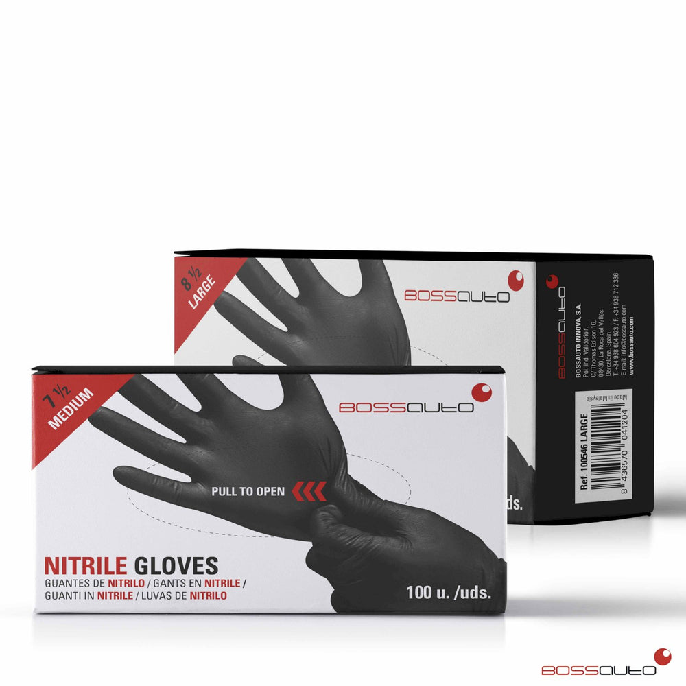 Nitril Handschoenen (zwart) - Autowaxservice
